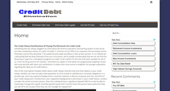 Desktop Screenshot of creditdebtelimination.com